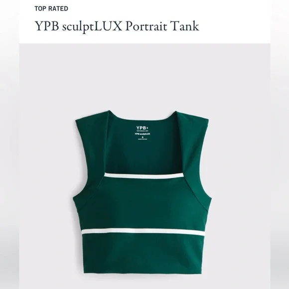 Abercrombie- sculptLUX sports bra/ crop Tank M - Picture 1 of 3